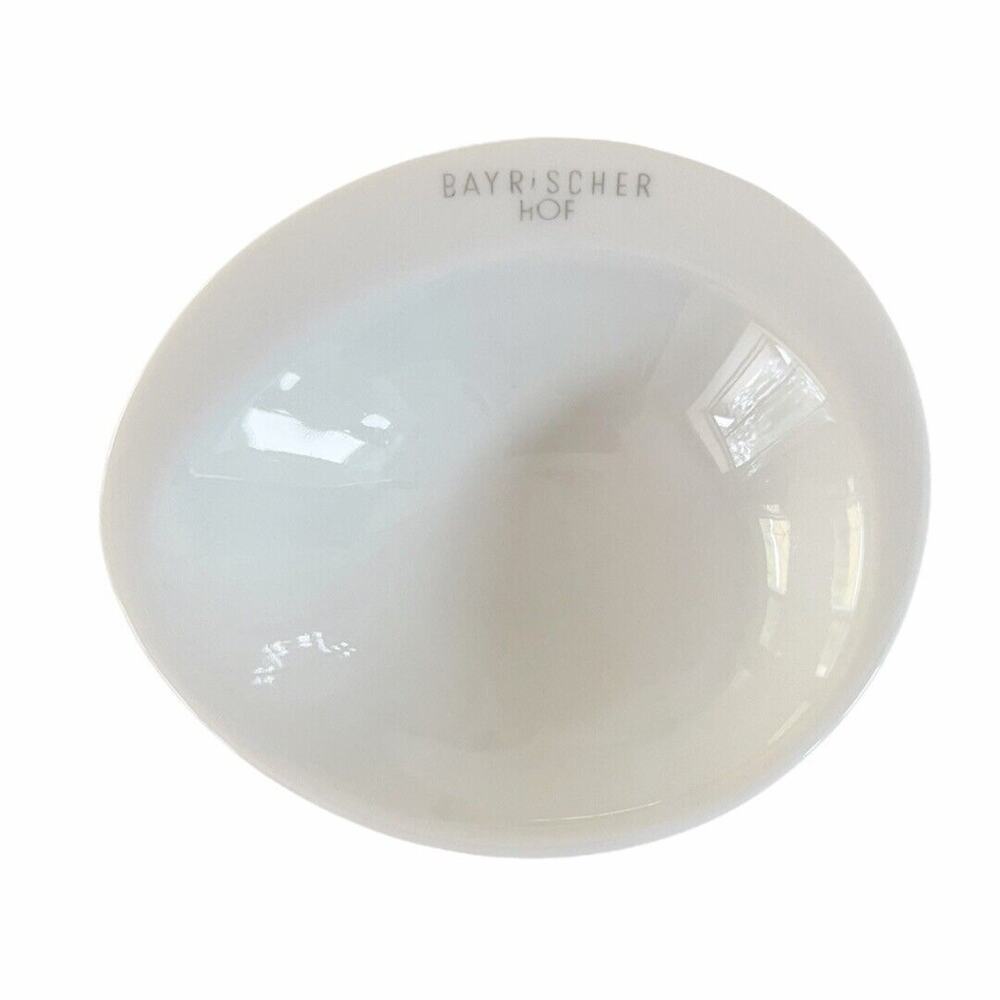 Rosenthal Germany Bayrischer Hof White Porcelain Trinket Tray Mid Century Modern